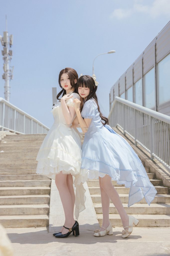 图片[3]-双人 Lolita 装扮，甜度超标-星海博客测试站