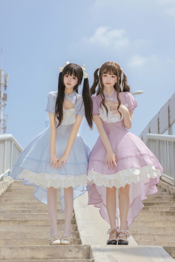 图片[2]-双人 Lolita 装扮，甜度超标-星海博客测试站