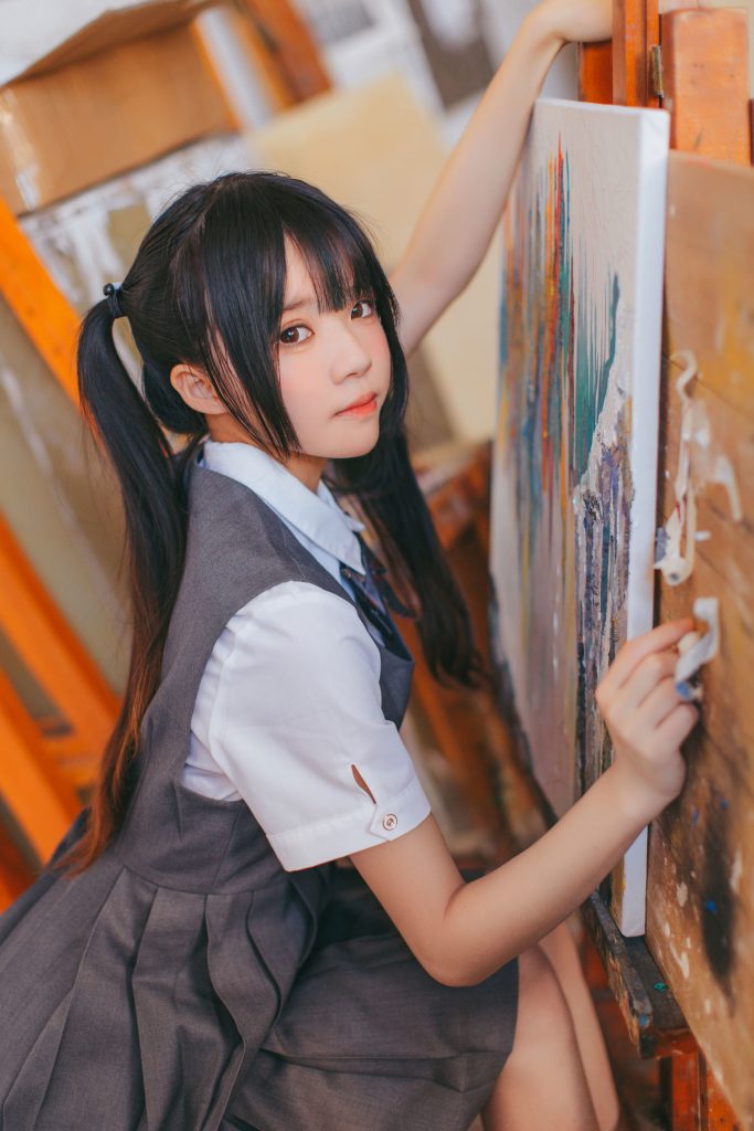 图片[6]-COSPLAY | 桜桃喵 – 画室少女 COS写真-星海博客测试站