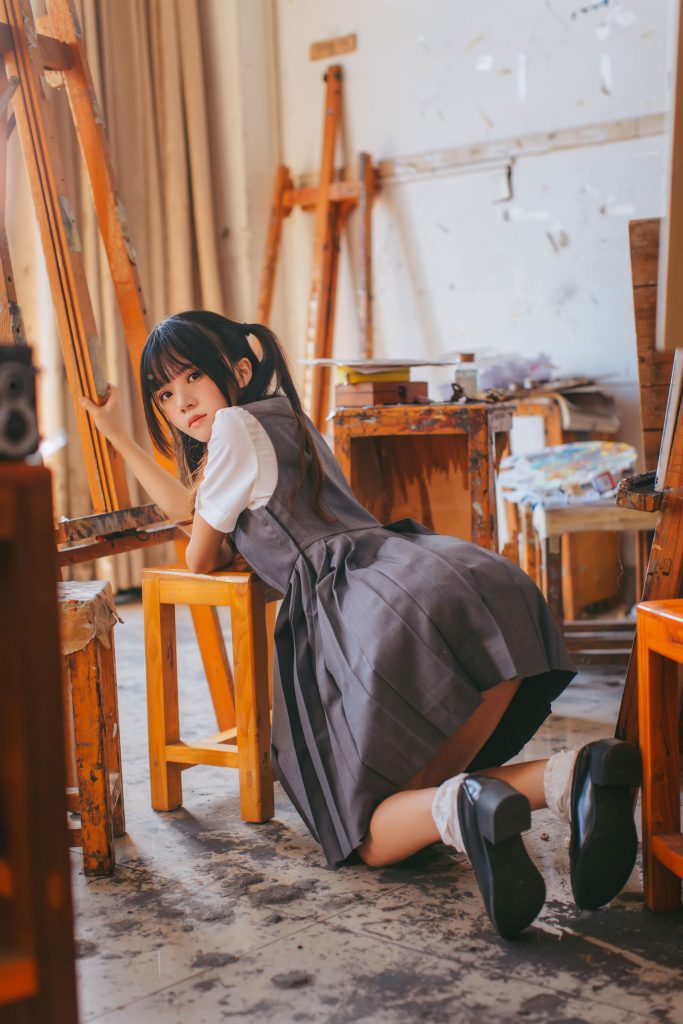 图片[7]-COSPLAY | 桜桃喵 – 画室少女 COS写真-星海博客测试站