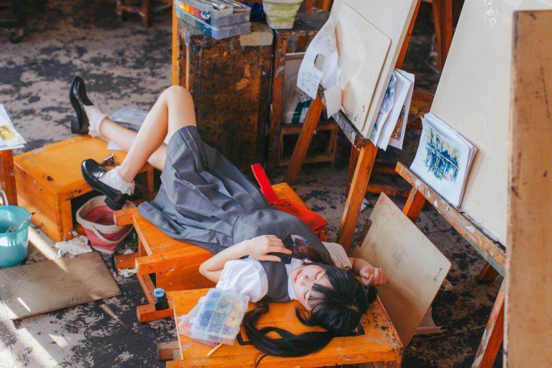 COSPLAY | 桜桃喵 – 画室少女 COS写真-星海博客测试站